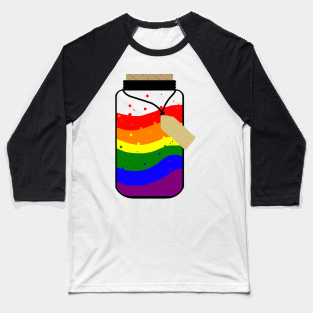 Rainbow pride jar Baseball T-Shirt